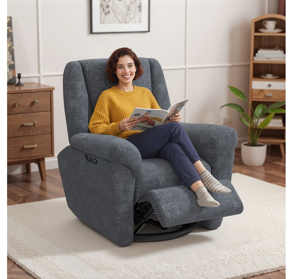 Image 919848_ALTMORE10.jpg, Product 919-848 / Price $609.99 - $619.99, HOMCOM Power Recliner Chair, Upholstered Recliner Chair w/ USB Ports from HOMCOM on TSC.ca's Home & Garden department