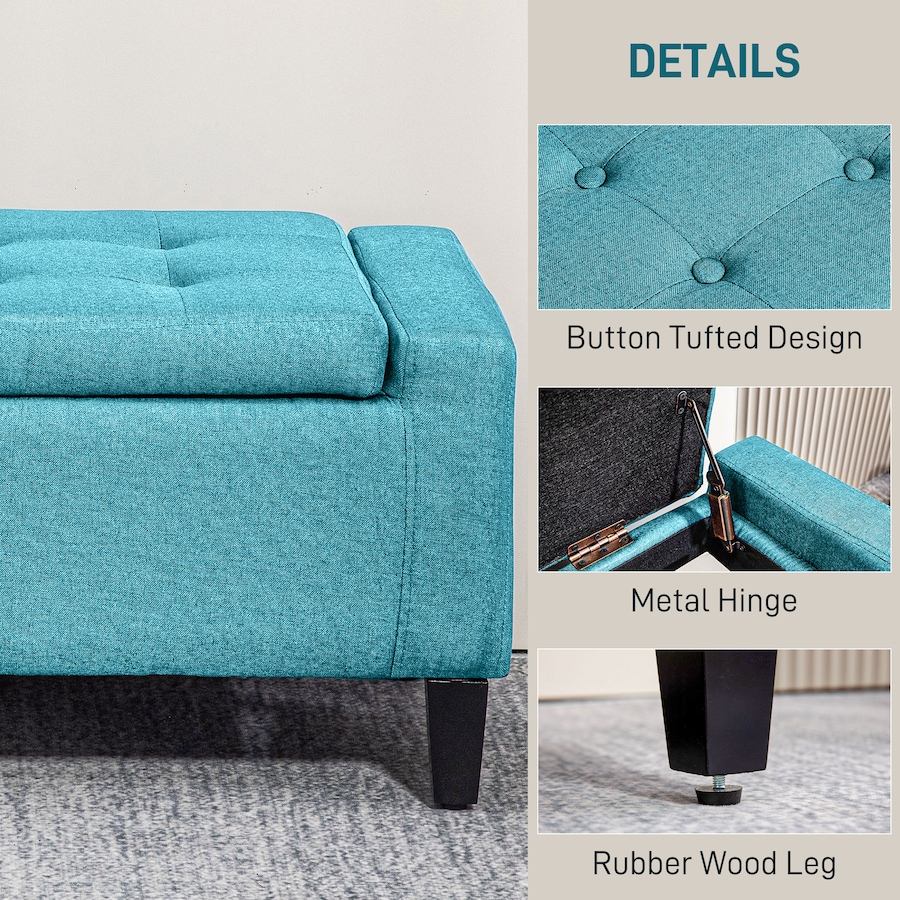 Image 919886_ALTMORE21.jpg, Product 919-886 / Price $129.99 - $149.99, HOMCOM Storage Bench, Ottoman Bench with Flip Top from HOMCOM on TSC.ca's Home & Garden department