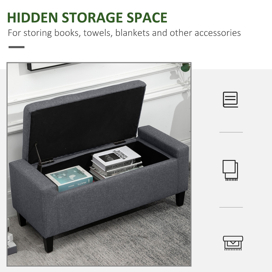 Image 919886_ALTMORE3.jpg, Product 919-886 / Price $129.99 - $149.99, HOMCOM Storage Bench, Ottoman Bench with Flip Top from HOMCOM on TSC.ca's Home & Garden department