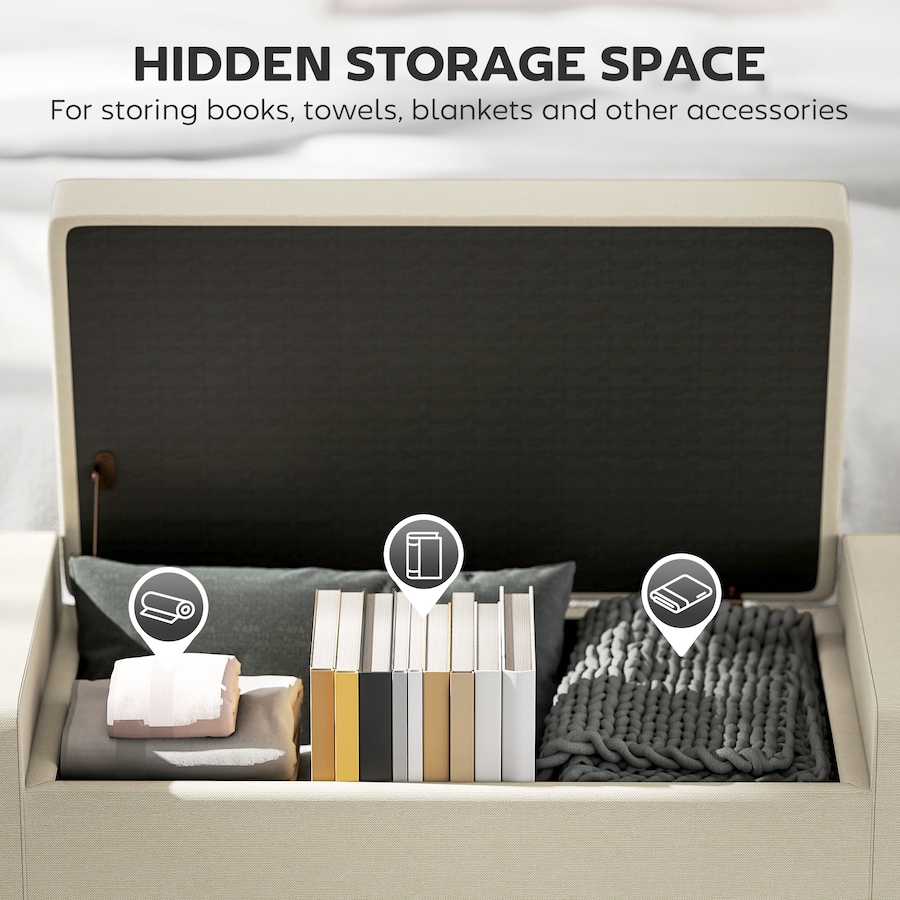 Image 919886_ALTMORE36.jpg, Product 919-886 / Price $129.99 - $149.99, HOMCOM Storage Bench, Ottoman Bench with Flip Top from HOMCOM on TSC.ca's Home & Garden department