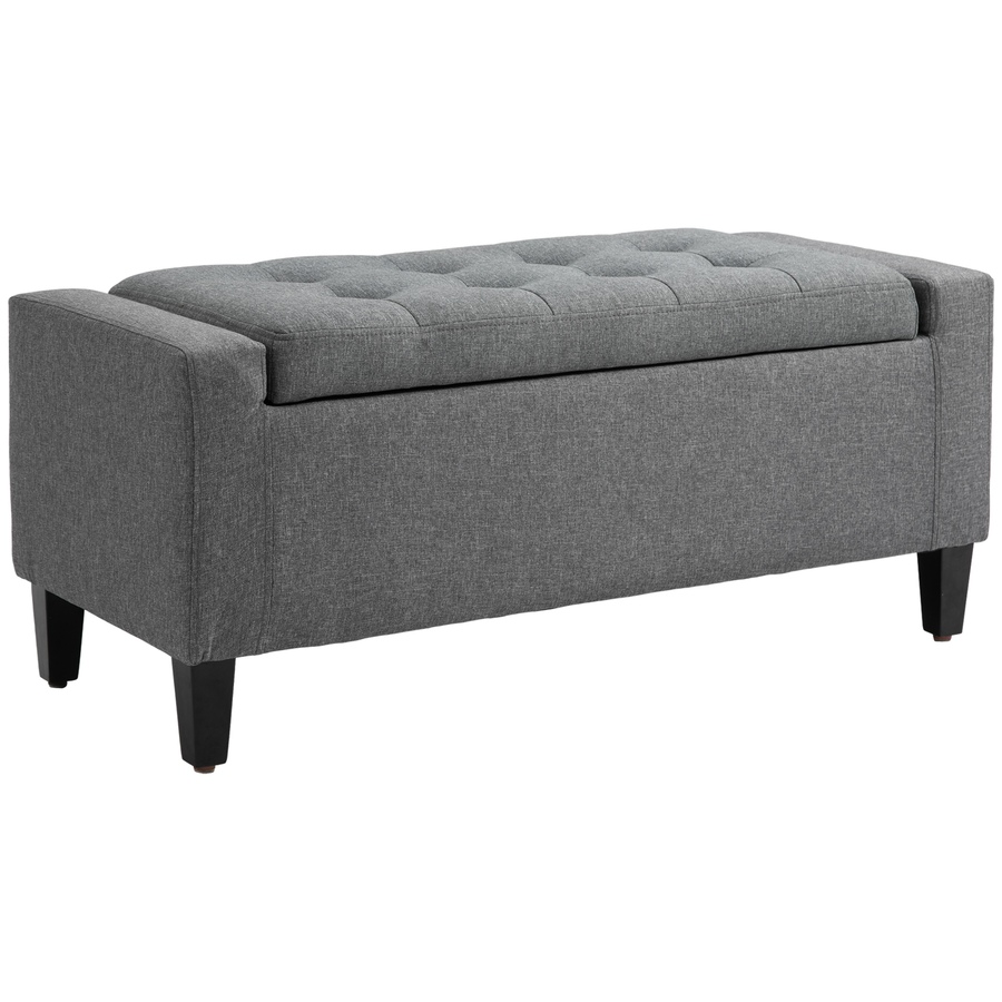 Image 919886_ST04.jpg, Product 919-886 / Price $129.99 - $149.99, HOMCOM Storage Bench, Ottoman Bench with Flip Top from HOMCOM on TSC.ca's Home & Garden department