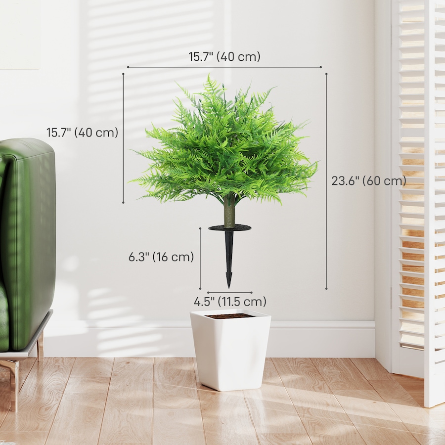Image 919900_ALTMORE2.jpg, Product 919-900 / Price $64.99, HOMCOM Artificial Boston Ferns UV-Resistant , 23.6" Fake Plants, Green from HOMCOM on TSC.ca's Home & Garden department