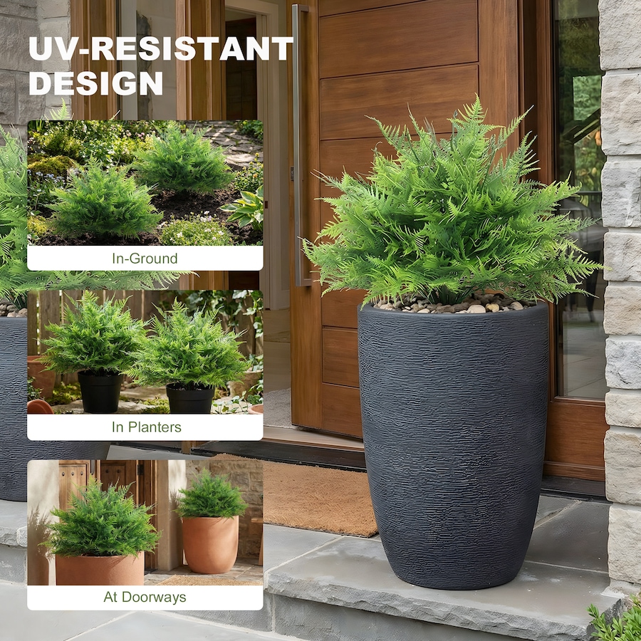 Image 919900_ALTMORE3.jpg, Product 919-900 / Price $64.99, HOMCOM Artificial Boston Ferns UV-Resistant , 23.6" Fake Plants, Green from HOMCOM on TSC.ca's Home & Garden department