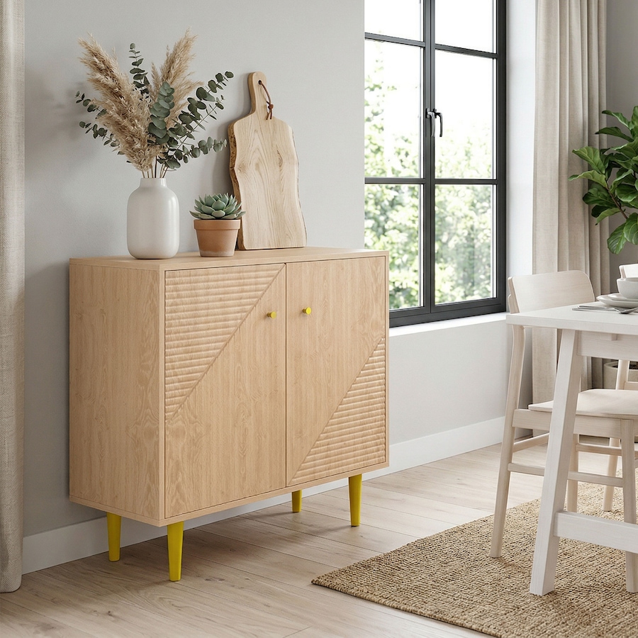 Image 919902_ALTMORE1.jpg, Product 919-902 / Price $114.99, HOMCOM 30" Modern Sideboard, Buffet Cabinet with Adjustable Shelf, Oak from HOMCOM on TSC.ca's Home & Garden department