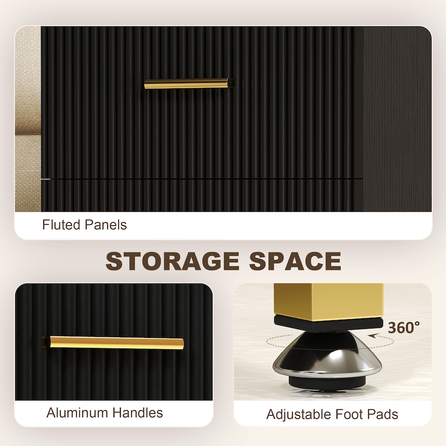 Image 919905_ALTMORE5.jpg, Product 919-905 / Price $152.99, HOMCOM Nightstands Set of 2 Bedside Tables with Drawers for Bedroom Black from HOMCOM on TSC.ca's Home & Garden department