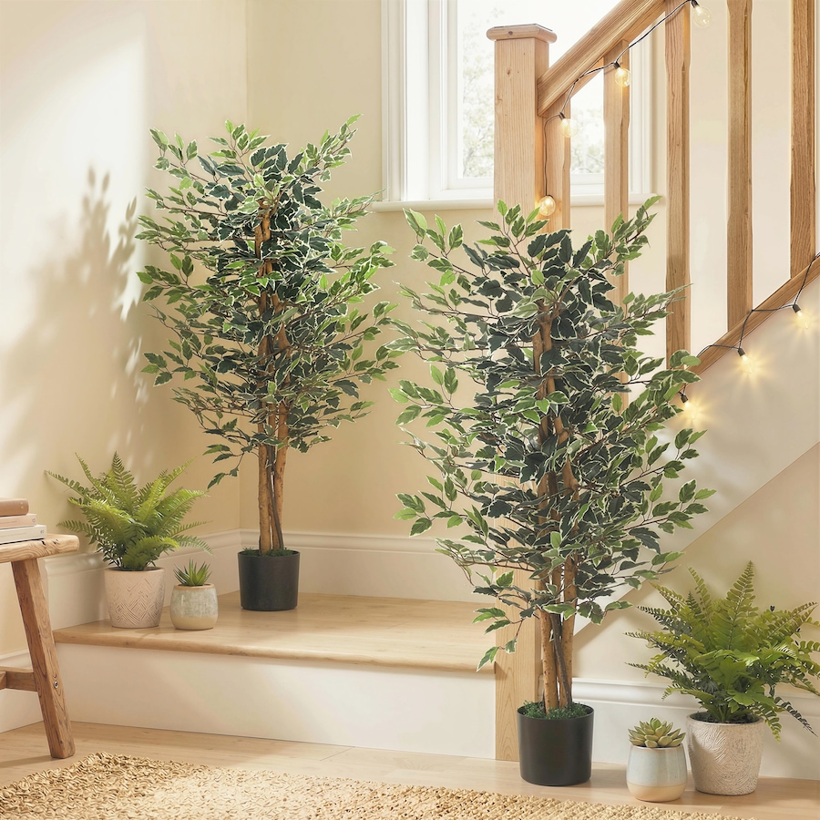 Image 921572_ALTMORE1.jpg, Product 921-572 / Price $76.99, HOMCOM 4.3FT Artificial Ficus Tree for Indoor Decoration from HOMCOM on TSC.ca's Home & Garden department