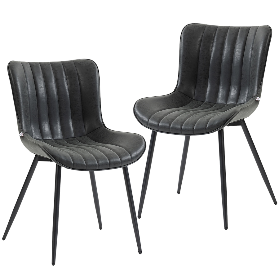Image 921639.jpg, Product 921-639 / Price $169.99, HOMCOM Dining Chairs Set of 2, Upholstered Kitchen Chairs with Backrest from HOMCOM on TSC.ca's Home & Garden department
