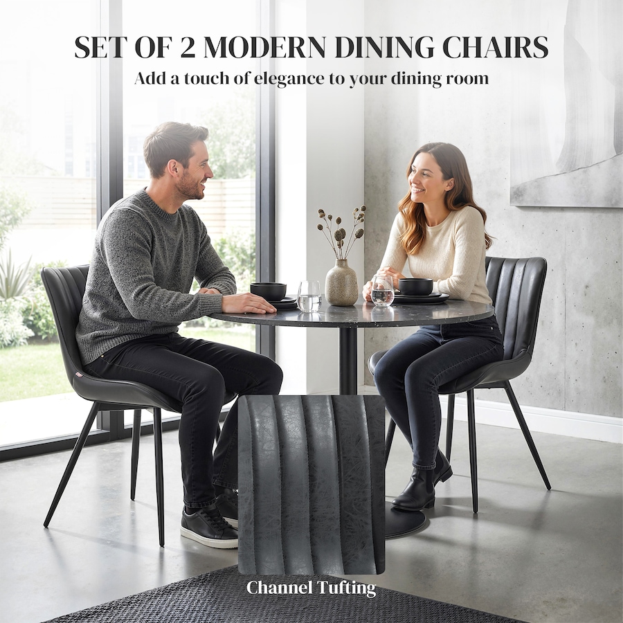 Image 921639_ALTMORE3.jpg, Product 921-639 / Price $169.99, HOMCOM Dining Chairs Set of 2, Upholstered Kitchen Chairs with Backrest from HOMCOM on TSC.ca's Home & Garden department
