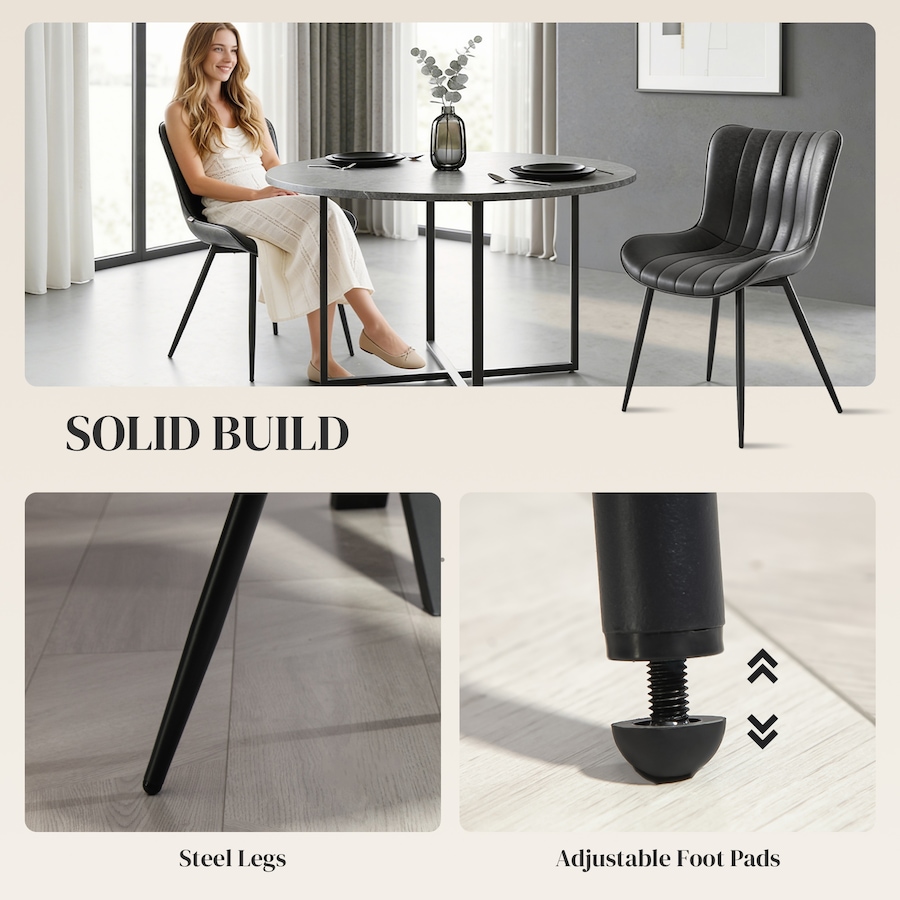 Image 921639_ALTMORE5.jpg, Product 921-639 / Price $169.99, HOMCOM Dining Chairs Set of 2, Upholstered Kitchen Chairs with Backrest from HOMCOM on TSC.ca's Home & Garden department