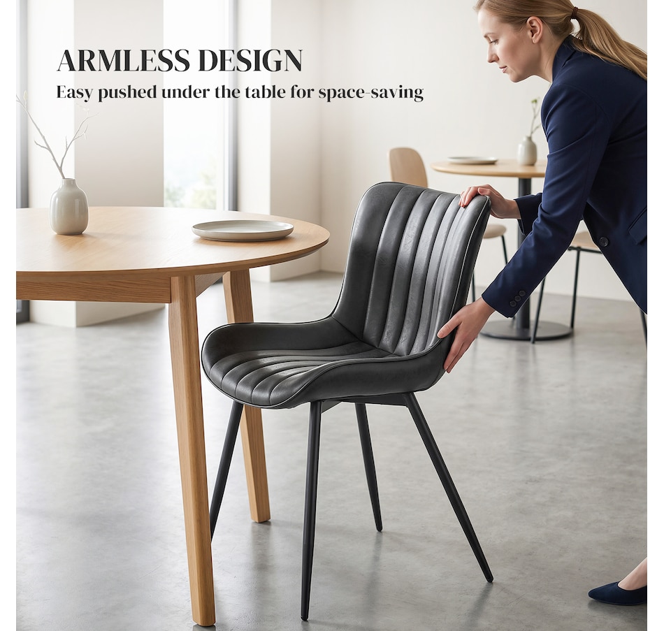 Image 921639_ALTMORE6.jpg, Product 921-639 / Price $164.99, HOMCOM Dining Chairs Set of 2, Upholstered Kitchen Chairs with Backrest from HOMCOM on TSC.ca's Home & Garden department