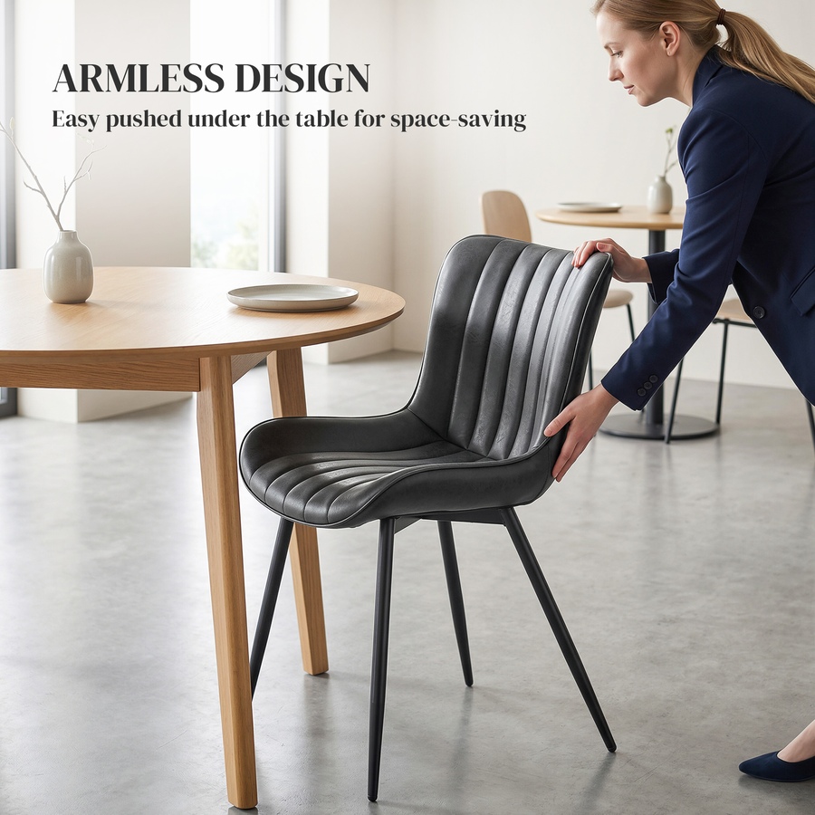 Image 921639_ALTMORE6.jpg, Product 921-639 / Price $169.99, HOMCOM Dining Chairs Set of 2, Upholstered Kitchen Chairs with Backrest from HOMCOM on TSC.ca's Home & Garden department