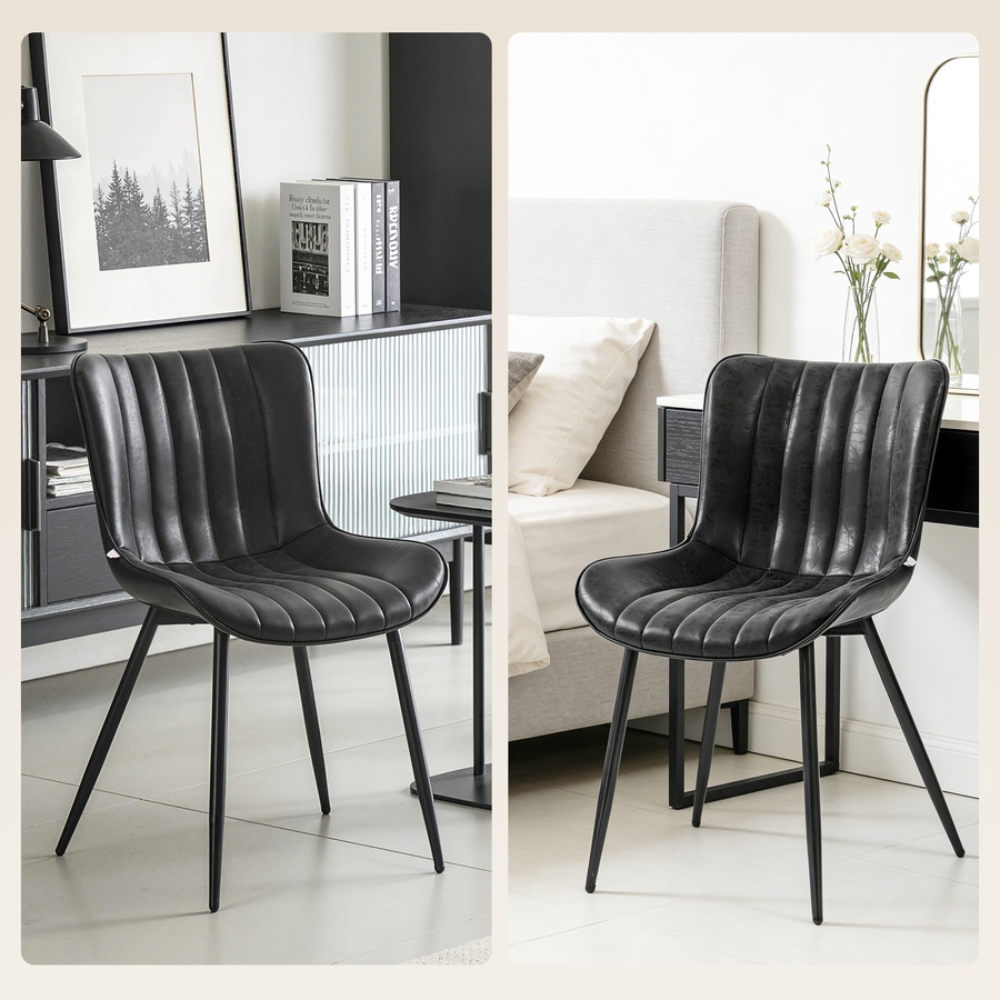 Image 921639_ALTMORE8.jpg, Product 921-639 / Price $169.99, HOMCOM Dining Chairs Set of 2, Upholstered Kitchen Chairs with Backrest from HOMCOM on TSC.ca's Home & Garden department