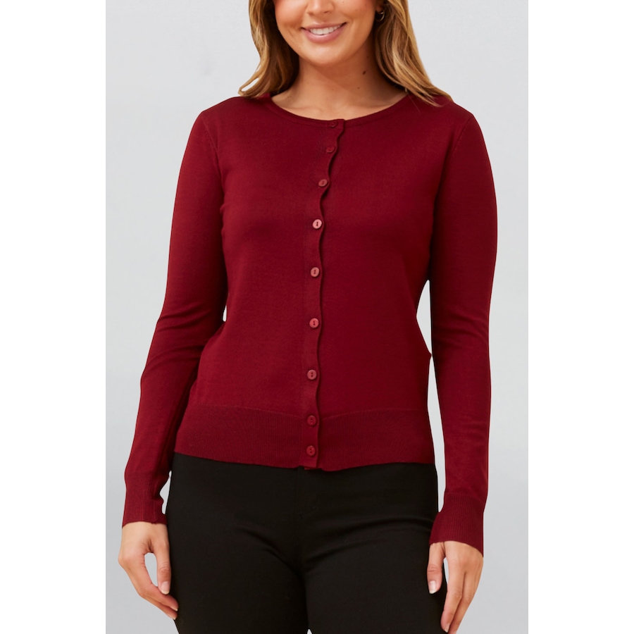 Image 922589_ALTMORE3.png, Product 922-589 / Price $37.48, Noelle Women's Lightweight Button-Front Cardigan Round Neckline from ANNICK on TSC.ca's Fashion department