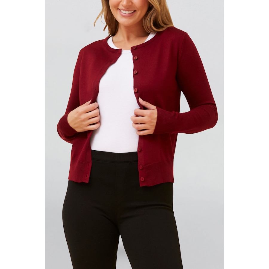 Image 922589_ALTMORE4.png, Product 922-589 / Price $37.48, Noelle Women's Lightweight Button-Front Cardigan Round Neckline from ANNICK on TSC.ca's Fashion department