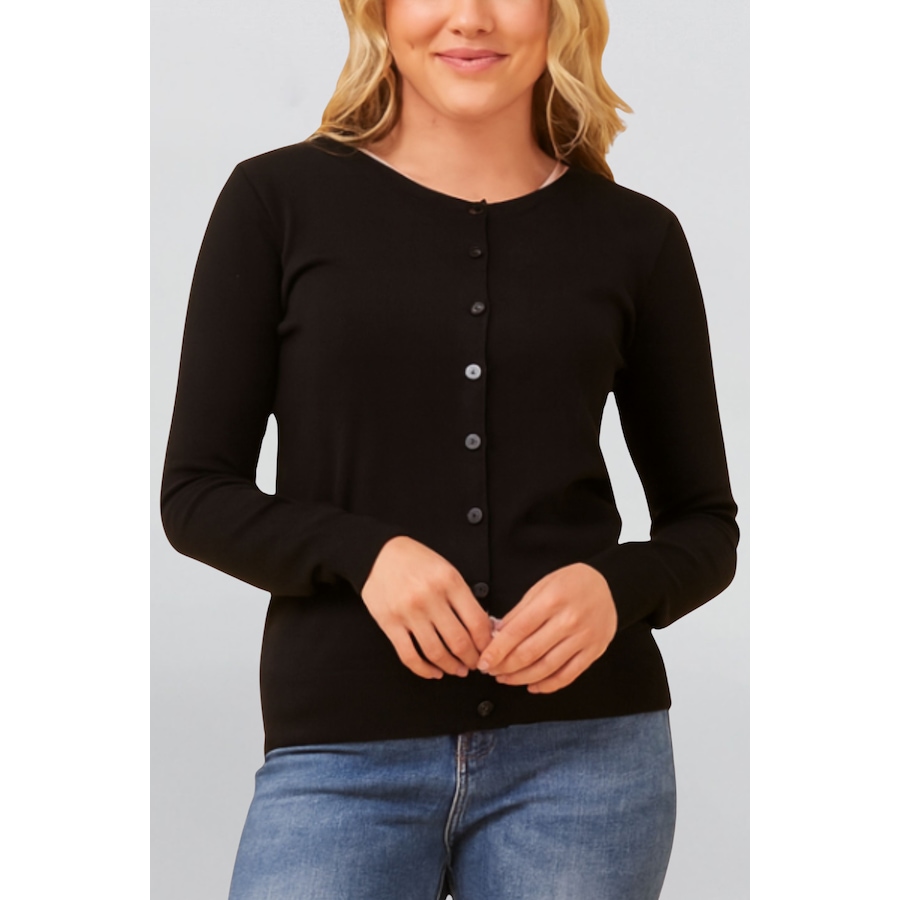 Image 922589_ST01.png, Product 922-589 / Price $37.48, Noelle Women's Lightweight Button-Front Cardigan Round Neckline from ANNICK on TSC.ca's Fashion department