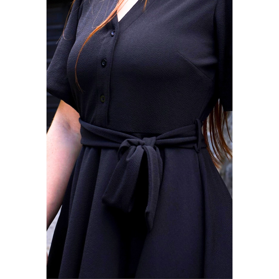Image 922594_ALTMORE6.jpg, Product 922-594 / Price $112.44, Coralie Women's Fit-and-Flare Shirt Dress Tie Waist Bell Sleeves from ANNICK on TSC.ca's Fashion department