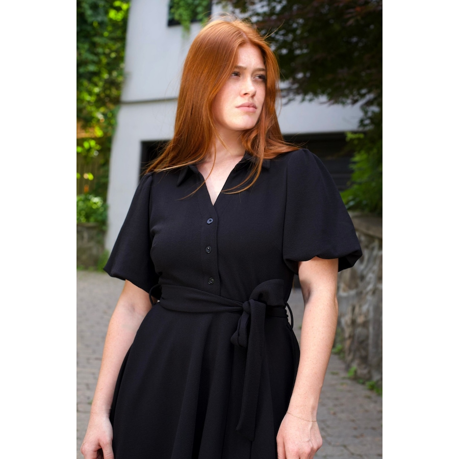 Image 922594_ALTMORE8.jpg, Product 922-594 / Price $112.44, Coralie Women's Fit-and-Flare Shirt Dress Tie Waist Bell Sleeves from ANNICK on TSC.ca's Fashion department
