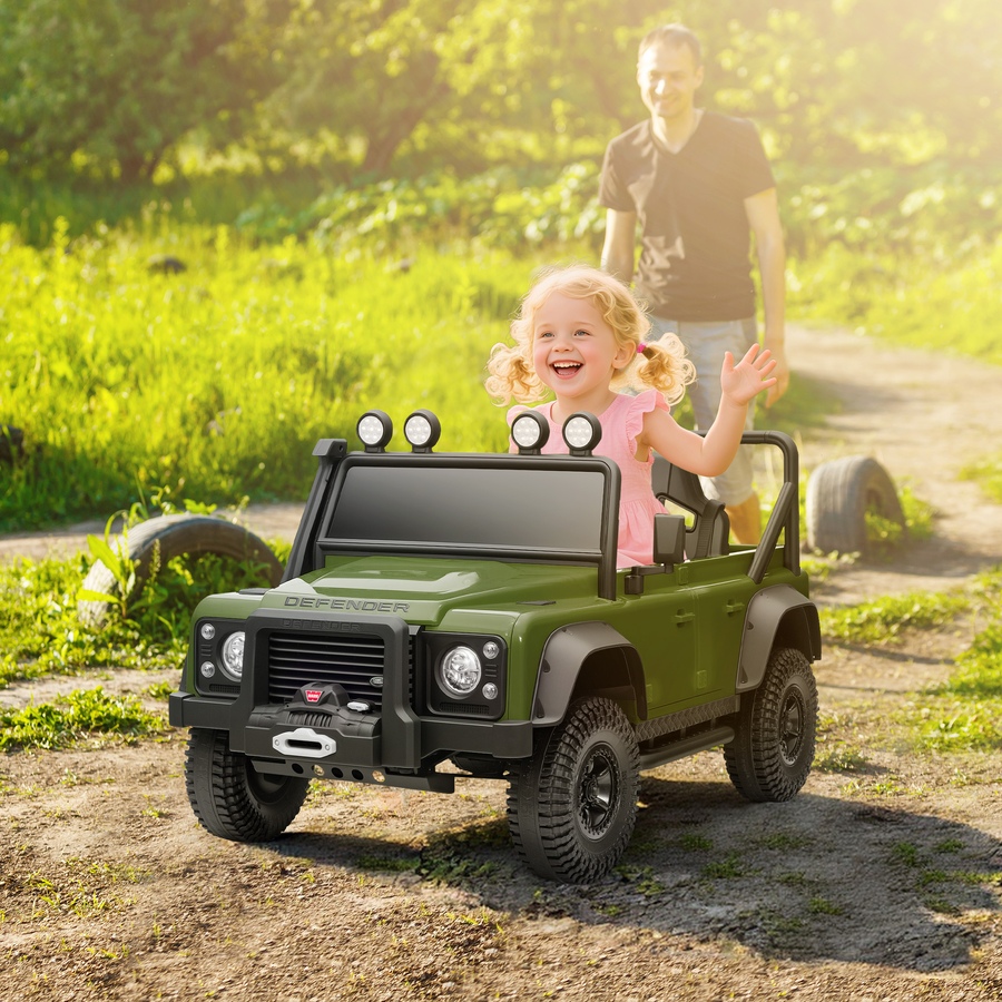Image 922606_ALTMORE1.jpg, Product 922-606 / Price $189.99, Qaba Land Rover Licensed Kids Ride on Truck, 12V Ride on Toy, Dark Green from Qaba on TSC.ca's Toys & Hobbies department