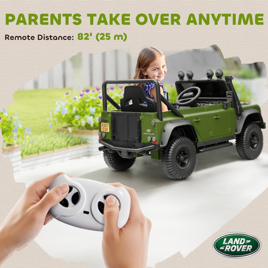 Image 922606_ALTMORE7.jpg, Product 922-606 / Price $189.99, Qaba Land Rover Licensed Kids Ride on Truck, 12V Ride on Toy, Dark Green from Qaba on TSC.ca's Toys & Hobbies department
