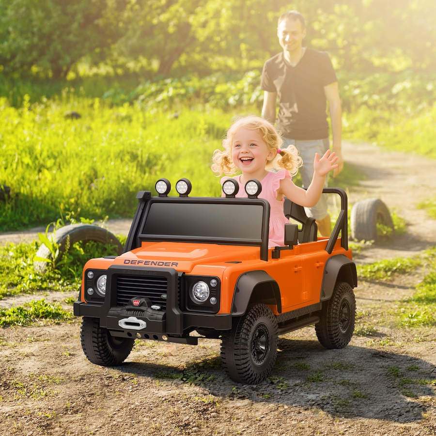 Image 922610_ALTMORE1.jpg, Product 922-610 / Price $179.99, Qaba Land Rover Licensed Kids Ride on RC Car, 12V Toddler Ride on Toy Jeep Truck, Gift for Boys & Girls, Orange from Qaba on TSC.ca's Toys & Hobbies department