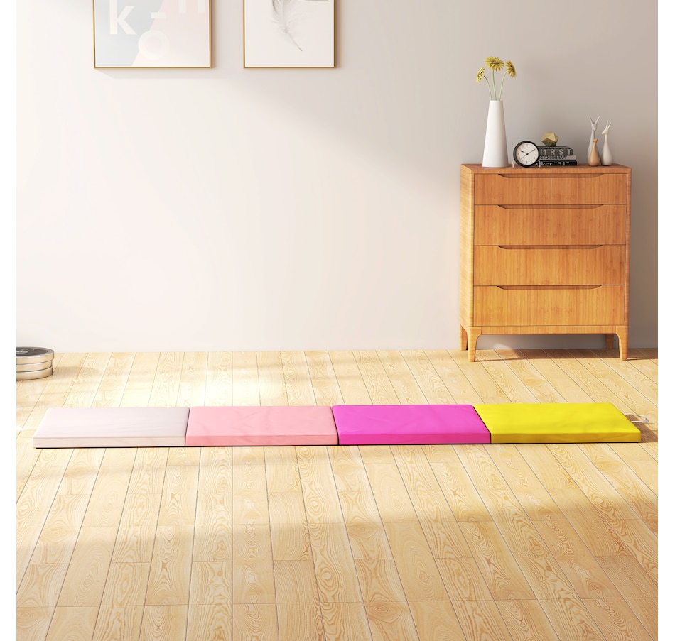 Image 922630_ALTMORE8.jpg, Product 922-630 / Price $75.99, Soozier 8ft Folding Gymnastics Mat, Thick Exercise Mat with Carry Handles from Soozier on TSC.ca's Health & Fitness department