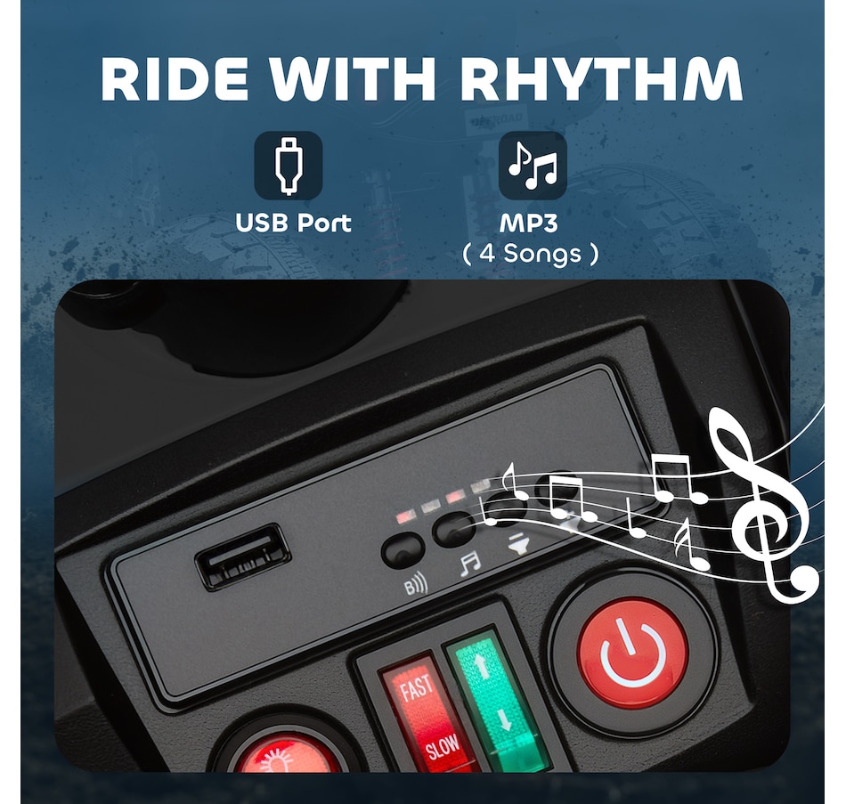 Image 922637_ALTMORE7.jpg, Product 922-637 / Price $259.99, Qaba 24V 2-Seater Ride On Car for Kids with Suspension Wheels, Black from Qaba on TSC.ca's Toys & Hobbies department