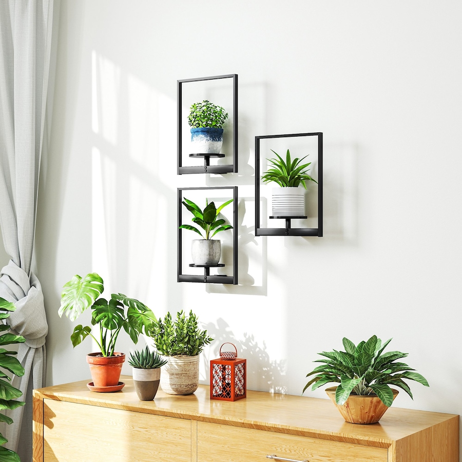 Image 923034_ALTMORE1.jpg, Product 923-034 / Price $49.99, Outsunny 3 Pack Wall Planters for Indoor Plants, Metal Plant Stand Shelves from Outsunny on TSC.ca's Home & Garden department