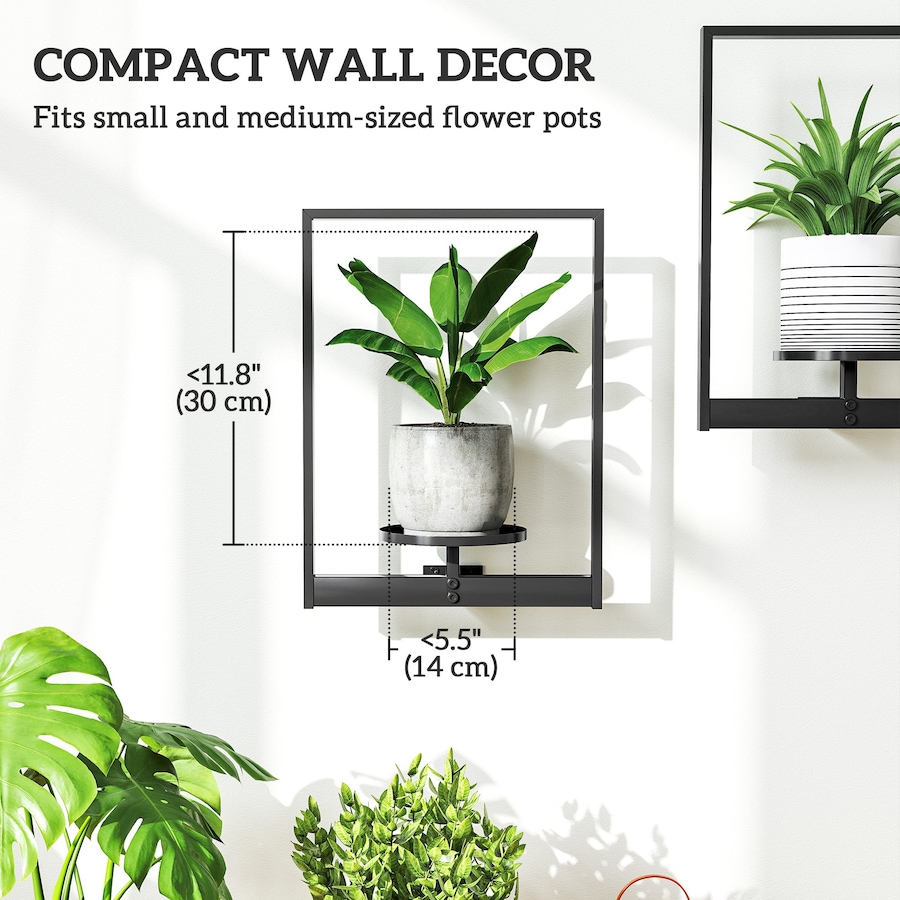 Image 923034_ALTMORE4.jpg, Product 923-034 / Price $49.99, Outsunny 3 Pack Wall Planters for Indoor Plants, Metal Plant Stand Shelves from Outsunny on TSC.ca's Home & Garden department