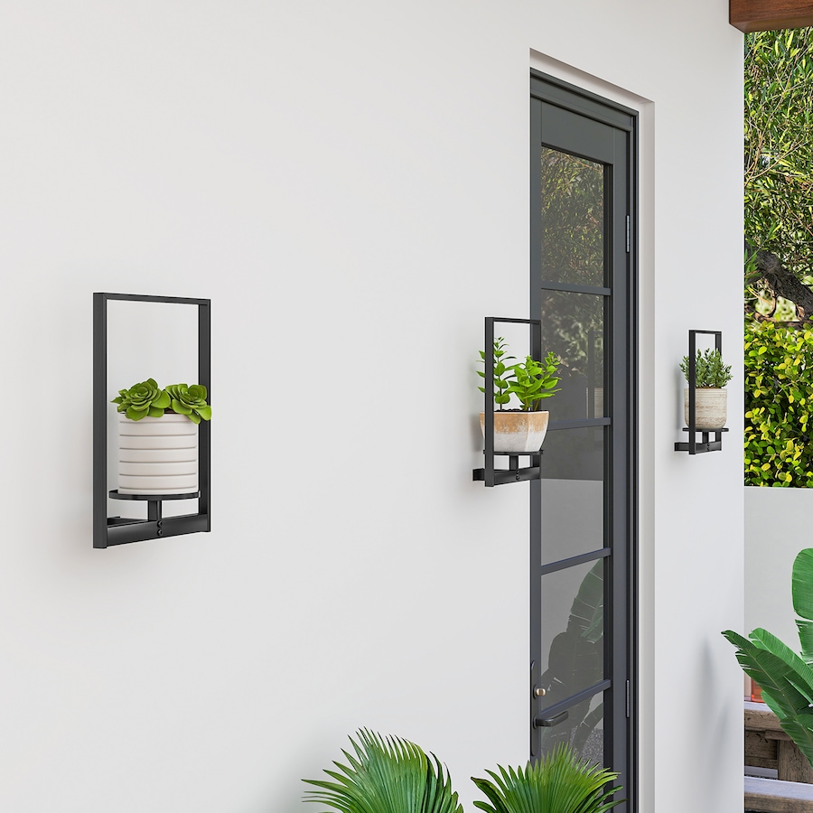 Image 923034_ALTMORE8.jpg, Product 923-034 / Price $49.99, Outsunny 3 Pack Wall Planters for Indoor Plants, Metal Plant Stand Shelves from Outsunny on TSC.ca's Home & Garden department