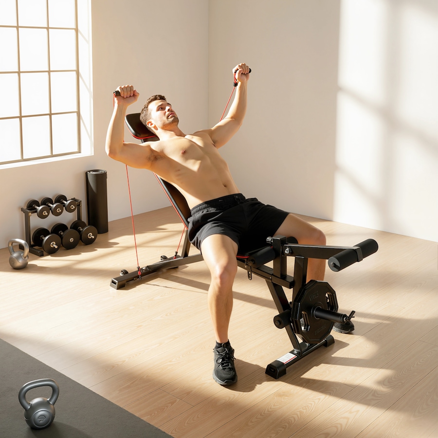 Image 923036_ALTMORE1.jpg, Product 923-036 / Price $139.99, Soozier Adjustable Weight Bench, Load 660LBS Workout Bench for Home Gym from Soozier on TSC.ca's Health & Fitness department