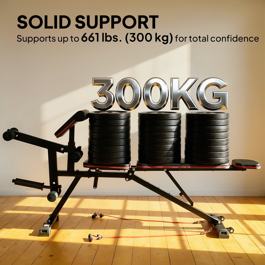 Image 923036_ALTMORE4.jpg, Product 923-036 / Price $139.99, Soozier Adjustable Weight Bench, Load 660LBS Workout Bench for Home Gym from Soozier on TSC.ca's Health & Fitness department