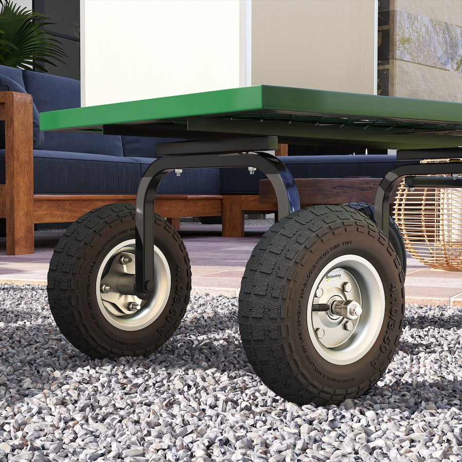 Image 923067_ALTMORE1.jpg, Product 923-067 / Price $38.99, Outsunny 10" Pneumatic Dolly Wheels, Set of 2 for Carts, Sack Trucks Black from Outsunny on TSC.ca's Home & Garden department