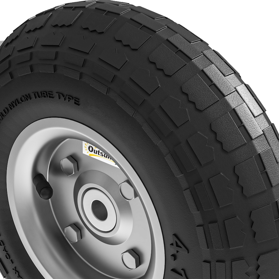 Image 923067_ALTMORE8.jpg, Product 923-067 / Price $38.99, Outsunny 10" Pneumatic Dolly Wheels, Set of 2 for Carts, Sack Trucks Black from Outsunny on TSC.ca's Home & Garden department