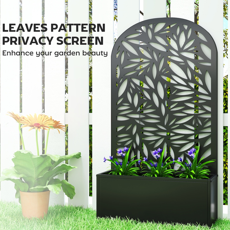 Image 923068_ALTMORE5.jpg, Product 923-068 / Price $104.99, Outsunny Garden Box with Privacy Panel, Outdoor Planter Box for Garden from Outsunny on TSC.ca's Home & Garden department