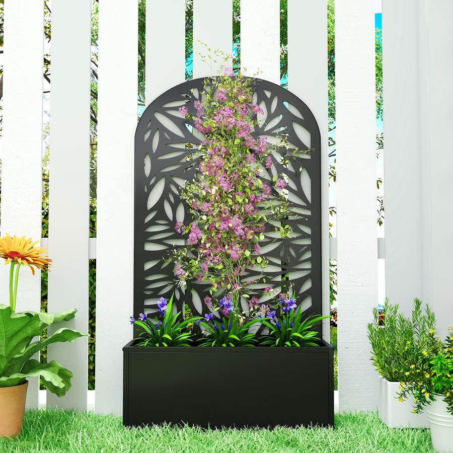 Image 923068_ALTMORE7.jpg, Product 923-068 / Price $104.99, Outsunny Garden Box with Privacy Panel, Outdoor Planter Box for Garden from Outsunny on TSC.ca's Home & Garden department