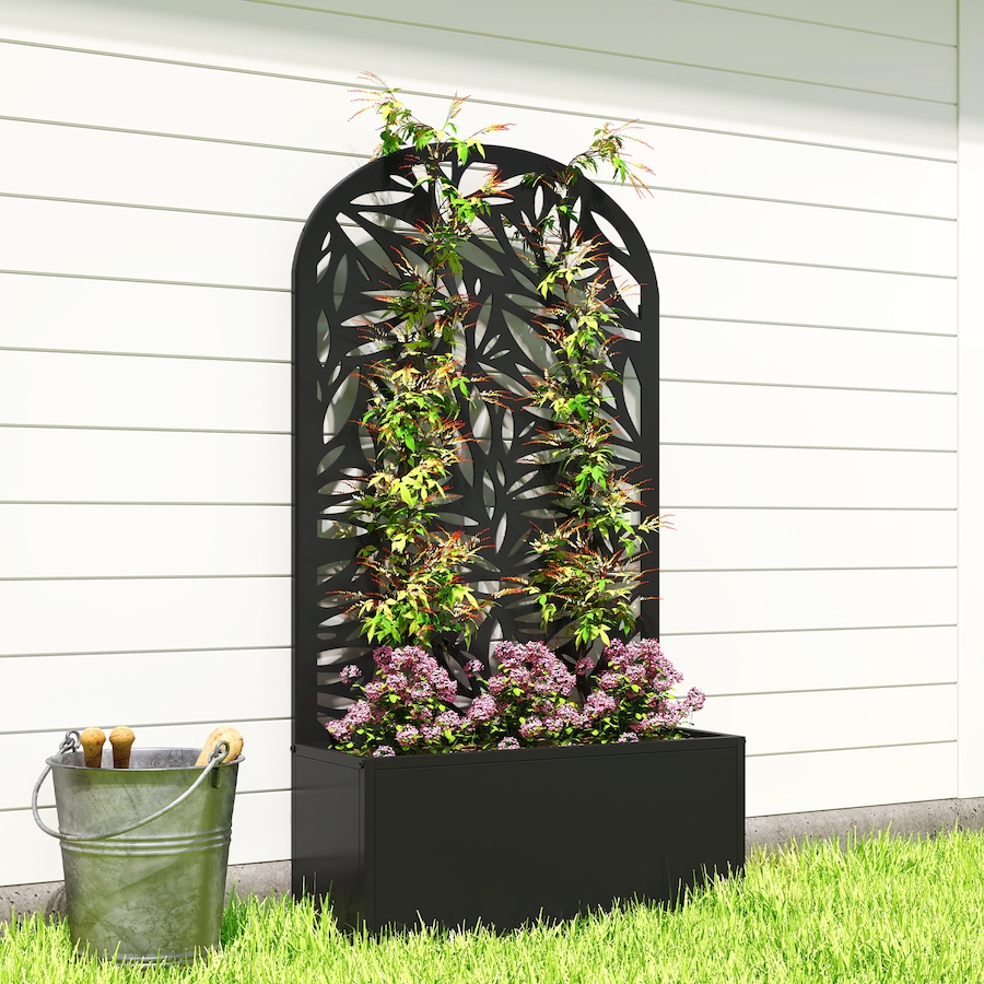 Image 923068_ALTMORE8.jpg, Product 923-068 / Price $104.99, Outsunny Garden Box with Privacy Panel, Outdoor Planter Box for Garden from Outsunny on TSC.ca's Home & Garden department