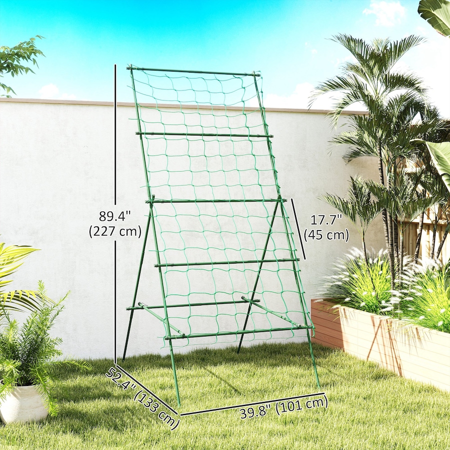 Image 923072_ALTMORE2.jpg, Product 923-072 / Price $39.99, Outsunny Adjustable A-Frame Cucumber Trellis for Climbing Plants from Outsunny on TSC.ca's Home & Garden department