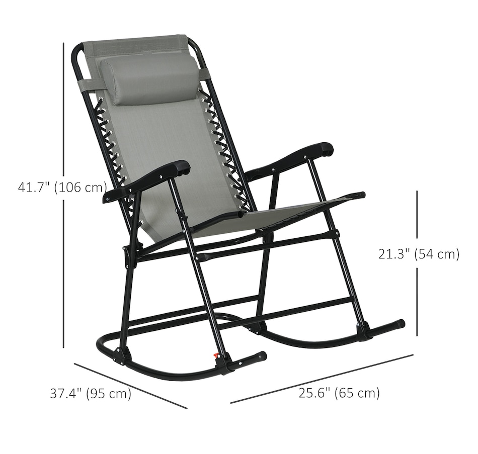 Image 923079_ALTMORE2.jpg, Product 923-079 / Price $179.99, Outsunny Outdoor Patio Rocking Chair Set Folding Garden Rocker from Outsunny on TSC.ca's Home & Garden department