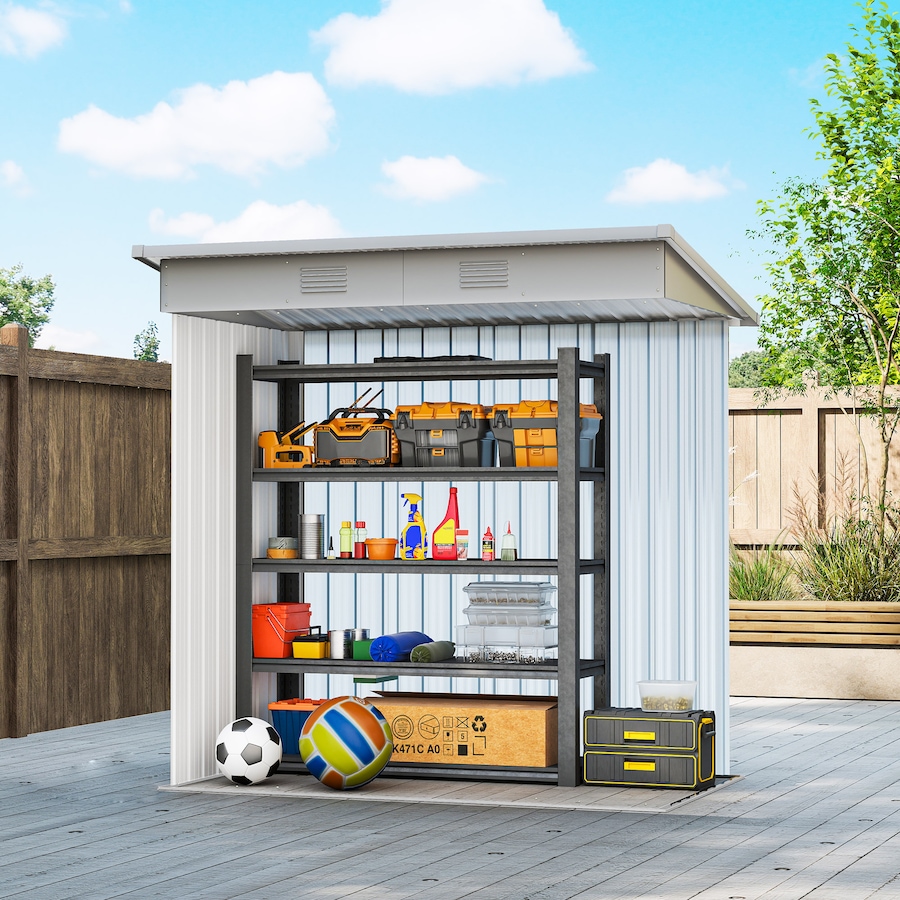 Image 923094_ALTMORE14.jpg, Product 923-094 / Price $229.99 - $299.99, Outsunny Outdoor Storage Shed, Metal Garden Tool Storage from Outsunny on TSC.ca's Home & Garden department