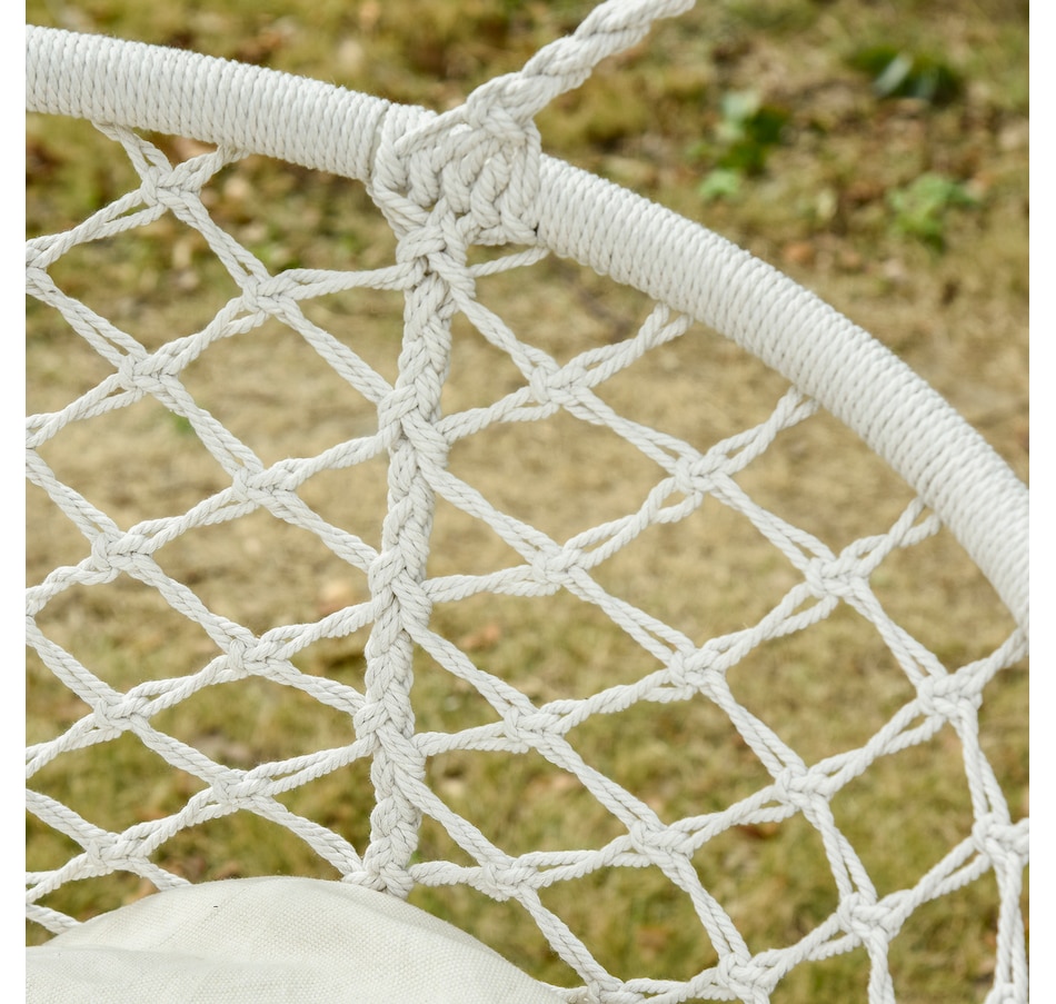 Image 923099_ALTMORE8.jpg, Product 923-099 / Price $104.99, Outsunny Hanging Hammock Chair 2 Seat, Hammock Swing Chair Cream White from Outsunny on TSC.ca's Home & Garden department