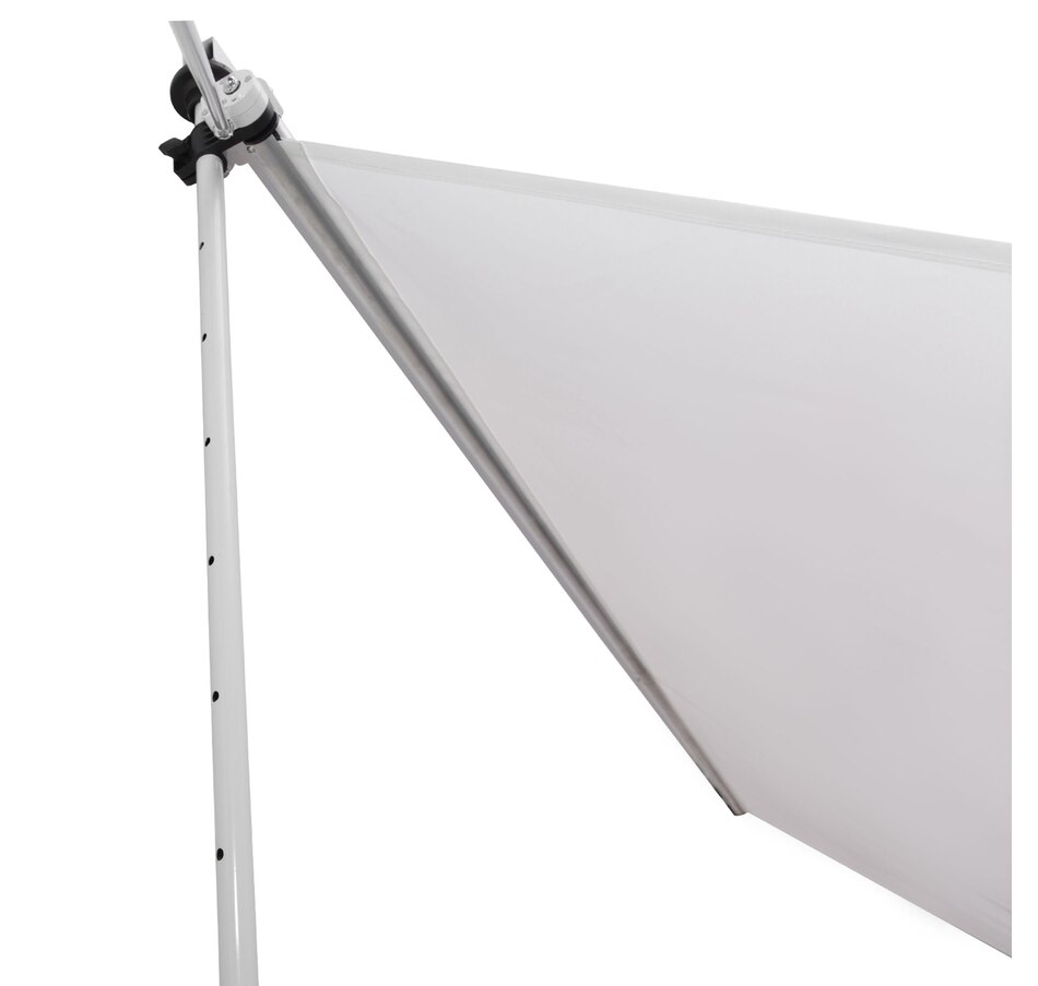 Image 923109_ALTMORE8.jpg, Product 923-109 / Price $129.99, Outsunny 9.8'x4.9' Retractable Patio Awning Floor-to-ceiling Shade White from Outsunny on TSC.ca's Home & Garden department