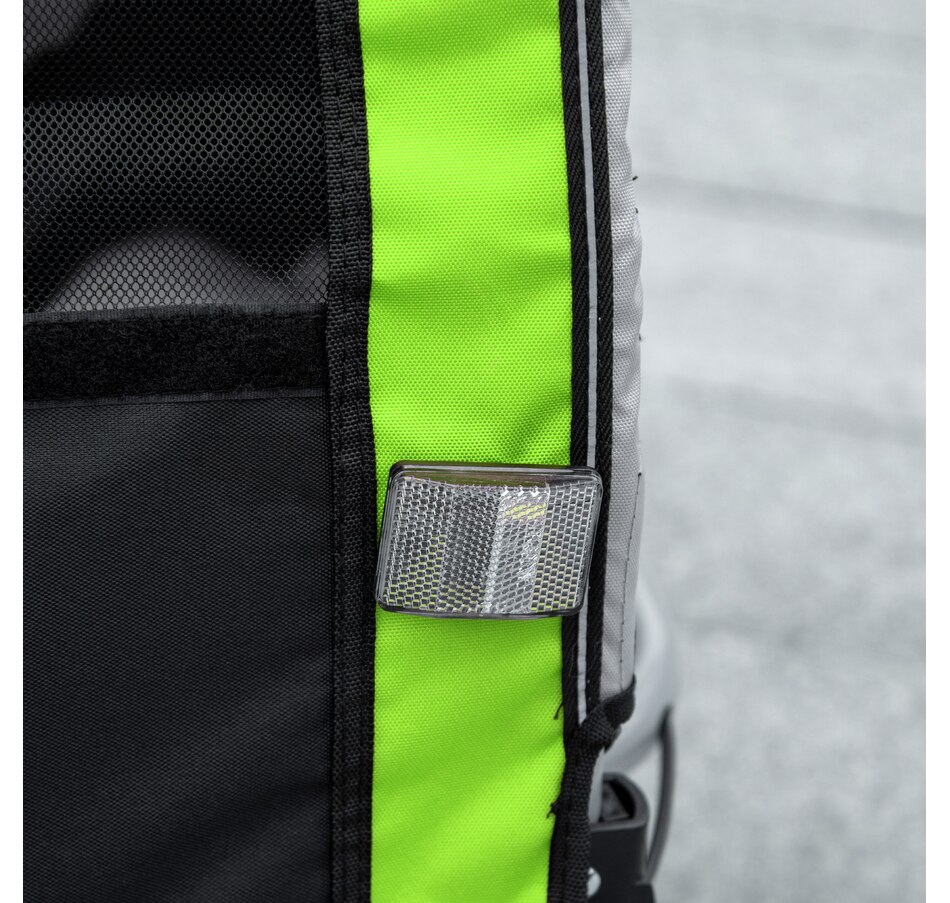 Image 923117_ALTMORE8.jpg, Product 923-117 / Price $259.99, Aosom Child Baby Bike Trailer Kids 2 Seater, Bike Stroller Toddler, Green from Aosom on TSC.ca's Toys & Hobbies department