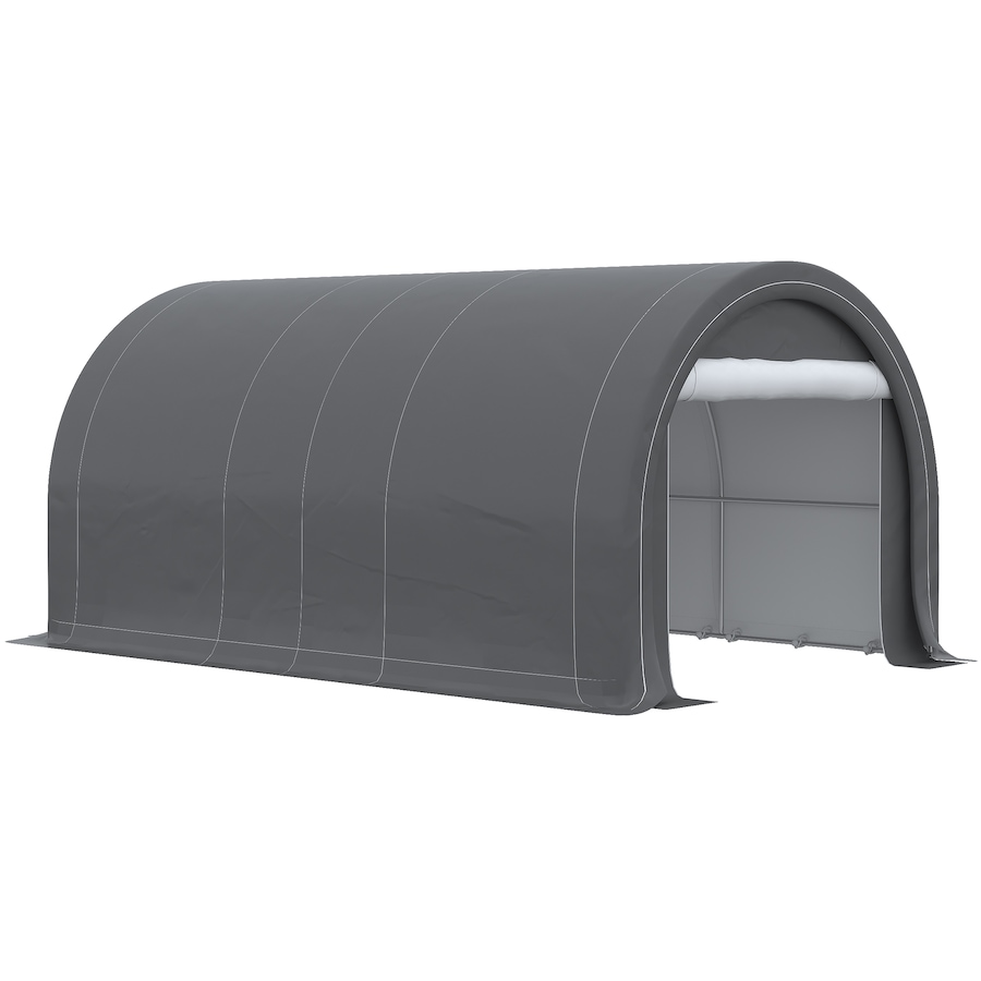 Image 923122_ALTMORE7.jpg, Product 923-122 / Price $367.37, Outsunny 10' x 16' Carport Storage Tent Anti-UV PE Portable Garage, Grey from Outsunny on TSC.ca's Home & Garden department