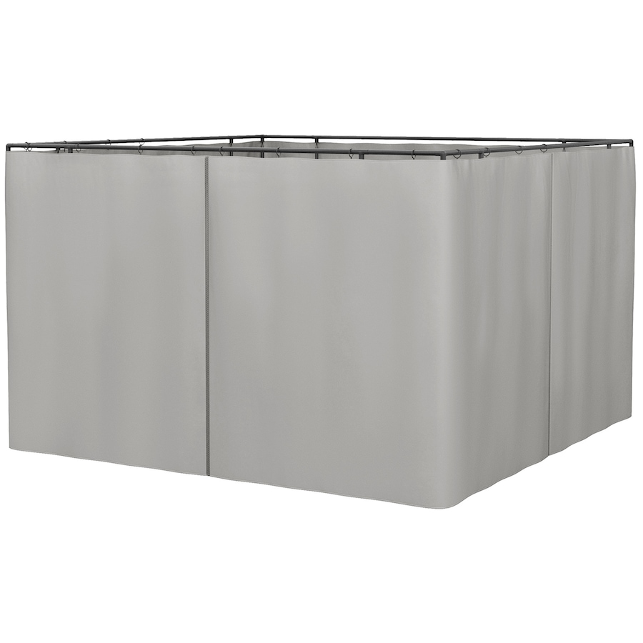 Image 923124.jpg, Product 923-124 / Price $94.99, Outsunny 10' x 10' Universal Gazebo Curtains, 4 Panels, Light Grey from Outsunny on TSC.ca's Home & Garden department