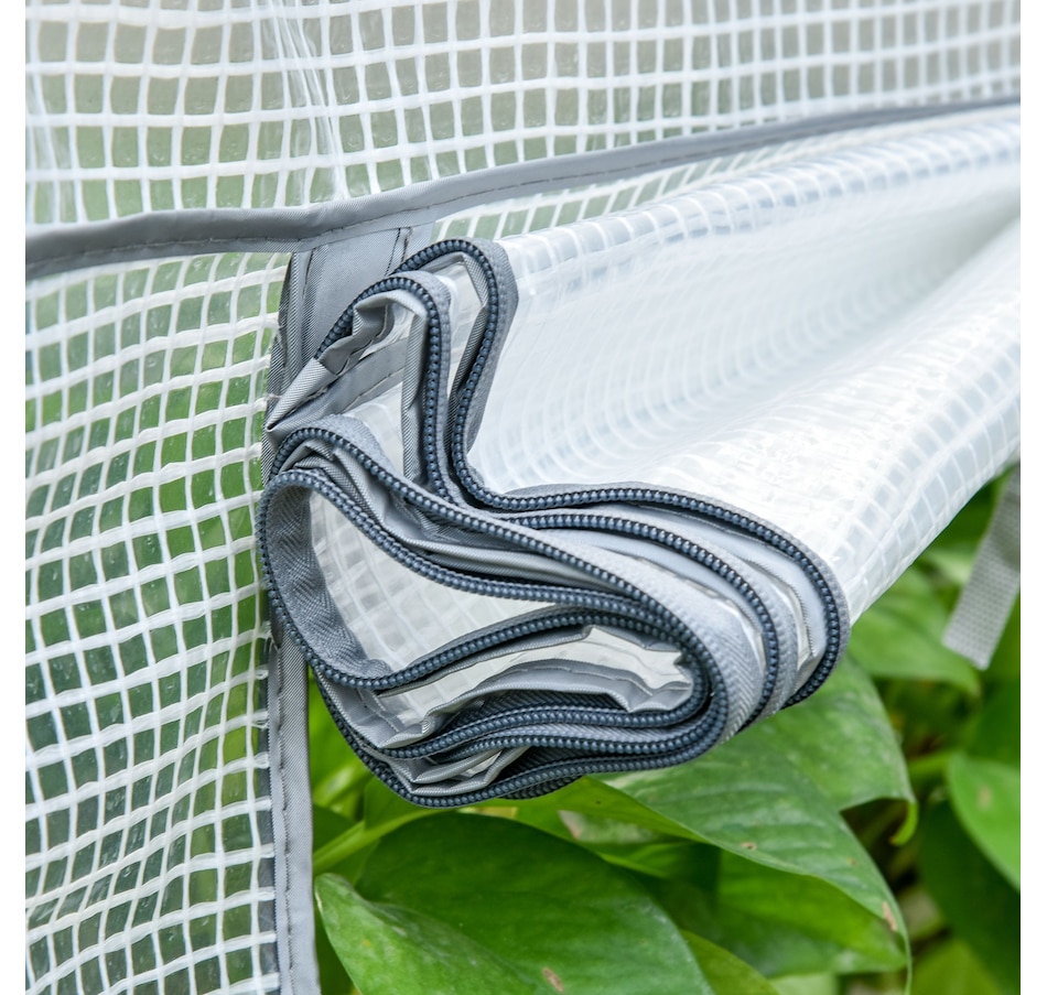 Image 923125_ALTMORE7.jpg, Product 923-125 / Price $49.99, Outsunny Portable Greenhouse with 4 Tier Shelves, Outdoor Hot House, White from Outsunny on TSC.ca's Home & Garden department