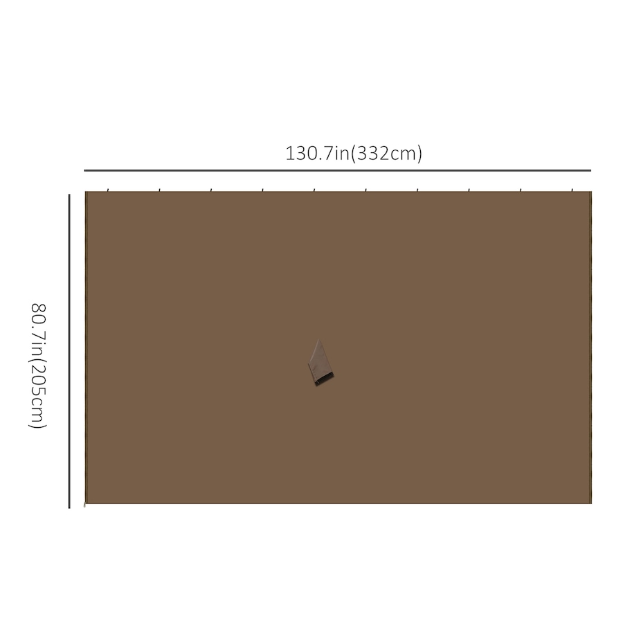 Image 923126_ALTMORE2.jpg, Product 923-126 / Price $94.99, Outsunny 10' x 12' Universal Gazebo Curtains, 4 Panels, Brown from Outsunny on TSC.ca's Home & Garden department