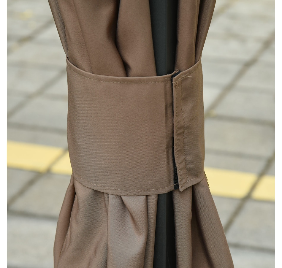 Image 923126_ALTMORE7.jpg, Product 923-126 / Price $94.99, Outsunny 10' x 12' Universal Gazebo Curtains, 4 Panels, Brown from Outsunny on TSC.ca's Home & Garden department