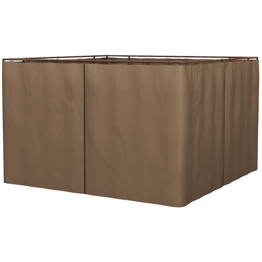 Image 923127.jpg, Product 923-127 / Price $94.99, Outsunny 10' x 10' Universal Gazebo Curtains, 4 Panels, Brown from Outsunny on TSC.ca's Home & Garden department