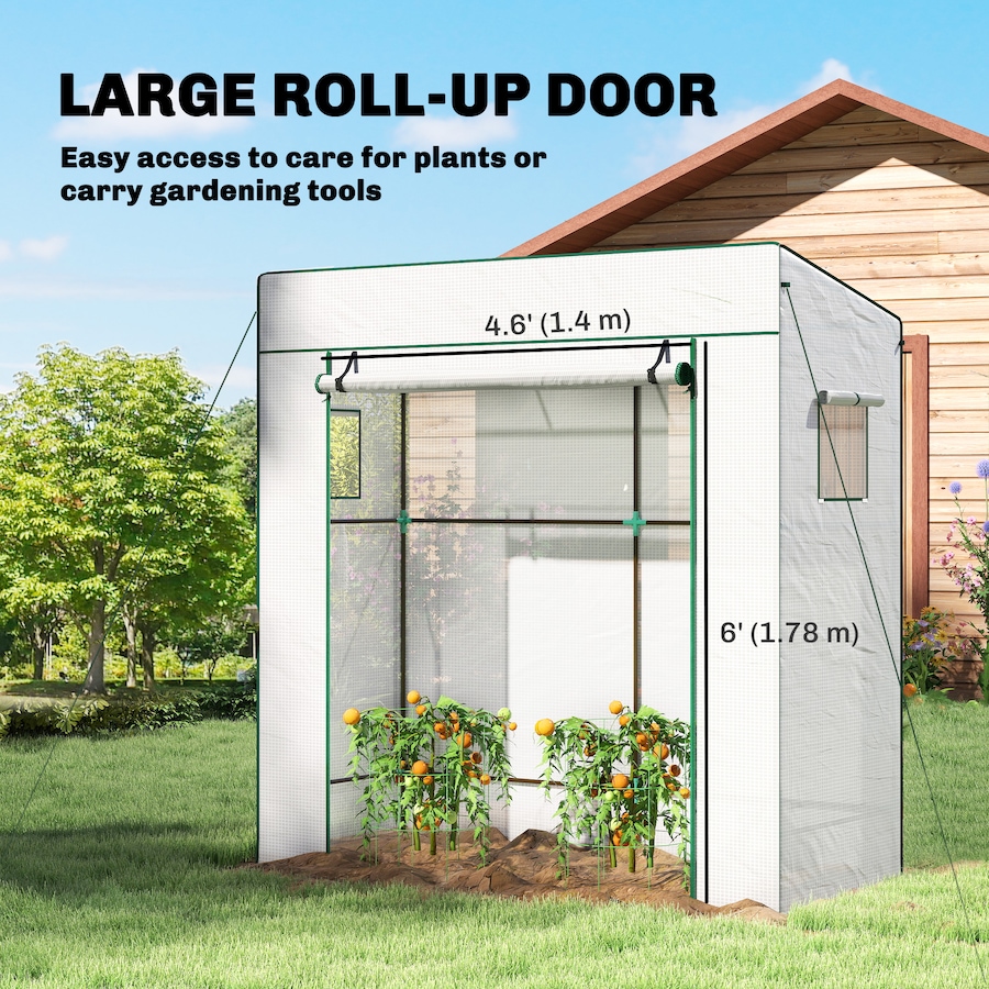 Image 923128_ALTMORE4.jpg, Product 923-128 / Price $59.99, Outsunny Tomato Greenhouse with Reinforced PE Cover Walk-in Green House from Outsunny on TSC.ca's Home & Garden department