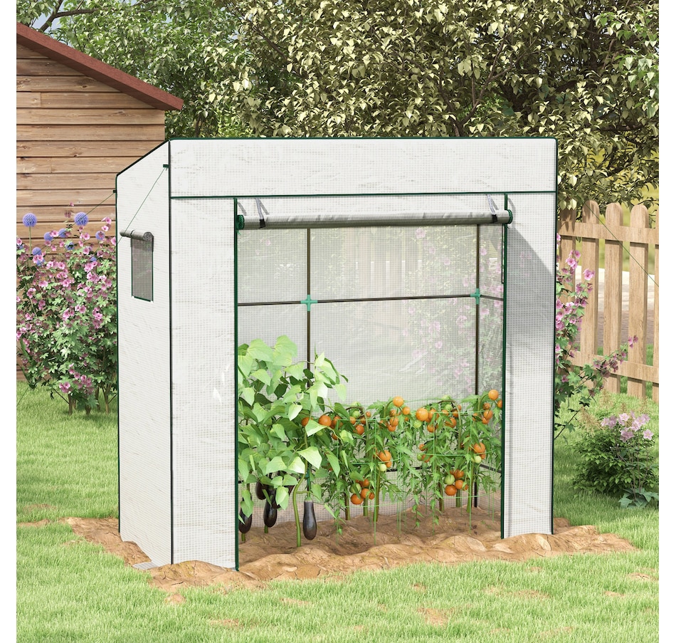 Image 923128_ALTMORE8.jpg, Product 923-128 / Price $64.99, Outsunny Tomato Greenhouse with Reinforced PE Cover Walk-in Green House from Outsunny on TSC.ca's Home & Garden department